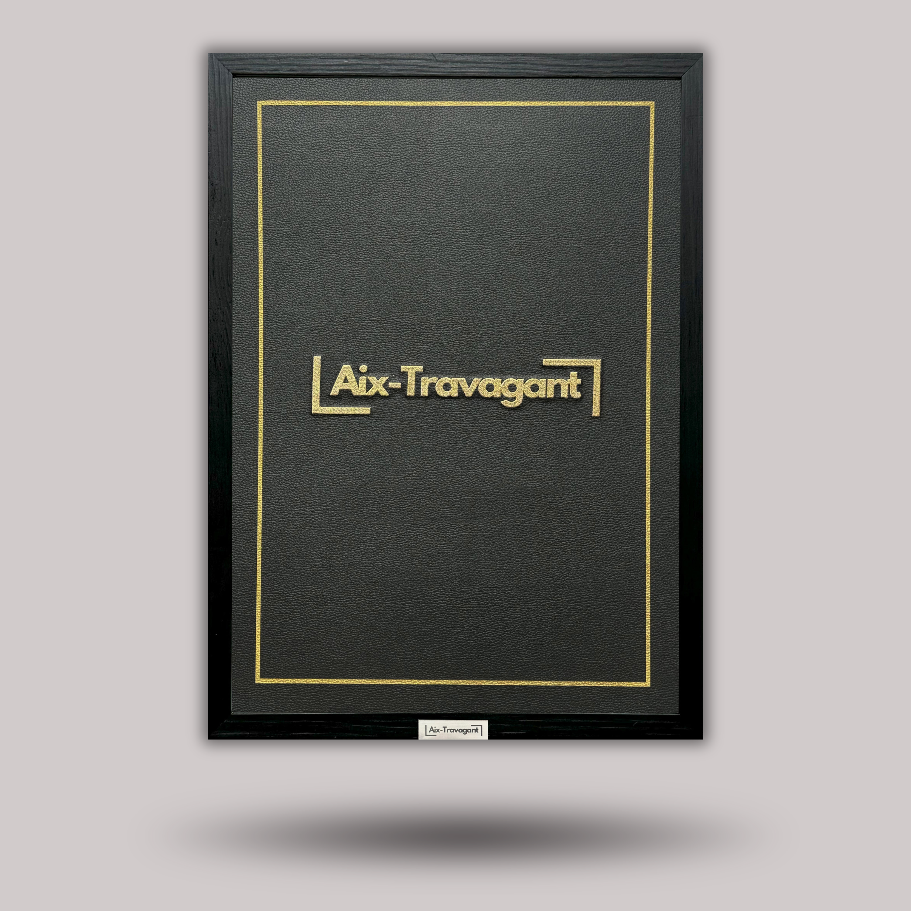 Wandbild A4 - Nappa-Leder - 21x29,7cm - Basic